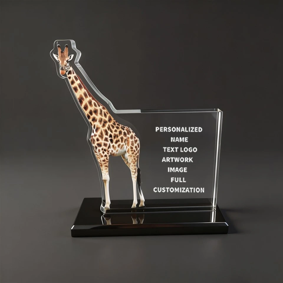 Giraffe Shaped Crystal Award suppliers